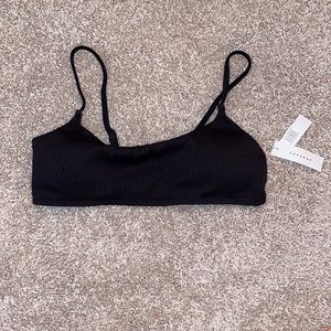 BRAND NEW TOPSHOP Black Bikini Top